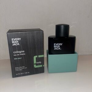 Every Man Jack Sea Salt Cologne 3.4 oz NEW Full‎ Size W Box